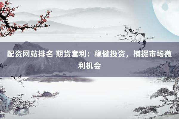 配资网站排名 期货套利：稳健投资，捕捉市场微利机会