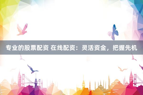 专业的股票配资 在线配资：灵活资金，把握先机