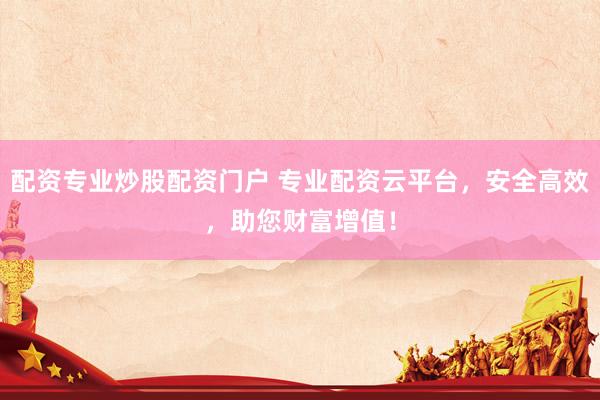 配资专业炒股配资门户 专业配资云平台，安全高效，助您财富增值！